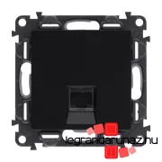   Legrand Valena Life 1xRJ45 Cat. 6 UTP csatlakozóaljzat fekete, LB753042
