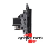 Legrand Valena Life 1xRJ45 Cat. 6A UTP csatlakozóaljzat fekete, LB753044