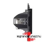 Legrand Valena Life 2xRJ45 Cat. 6A UTP csatlakozóaljzat fekete, LB753045