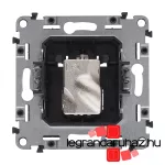 Legrand Valena Life 1xRJ45 Cat. 6 STP csatlakozóaljzat fekete, LB753046