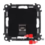 Legrand Valena Life 1xRJ45 Cat. 6A STP csatlakozóaljzat fekete, LB753048