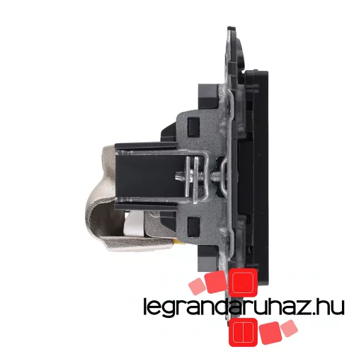 Legrand Valena Life 1xRJ45 Cat. 6A STP csatlakozóaljzat fekete, LB753048