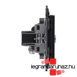 Legrand Valena Life TV aljzat csillagpontos 1,5 dB fekete, LB753051