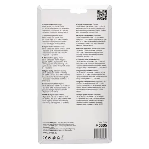 EMOS M0305, Lakatfogó multiméter MD-310C