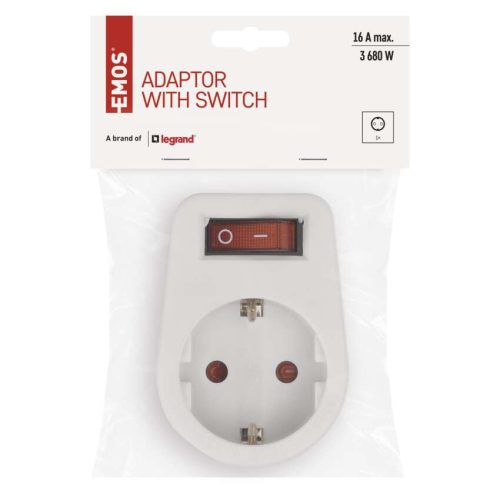 EMOS P00262, Kapcsolható aljzat IP20