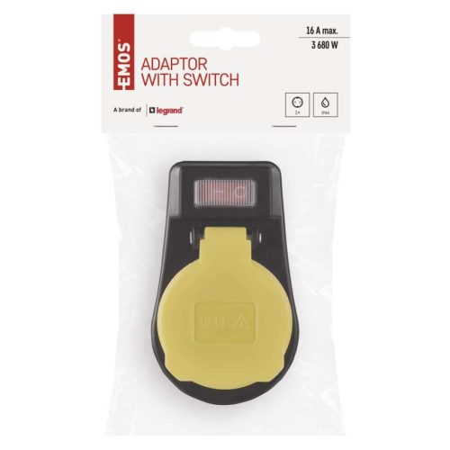 EMOS P00292, Kapcsolható aljzat IP44 SCHUKO