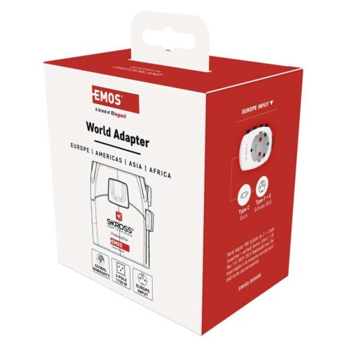 EMOS P0056N, Utazó adapter P0056N fehér