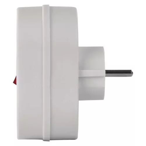 EMOS P0063, Elosztó aljzat SCHUKO 2x lapos + 1x kerek kikapcsolóval