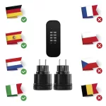 EMOS P0068, Távírányítású aljzat IP44