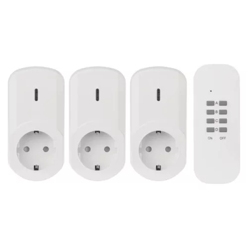 EMOS P0069, Távírányítású aljzat IP20 SCHUKO