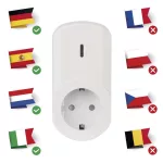 EMOS P0069, Távírányítású aljzat IP20 SCHUKO