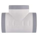 EMOS P0077PD, Aljzat elágazó 2×, 1×USB-A+1×USB-C, fehér-szürke