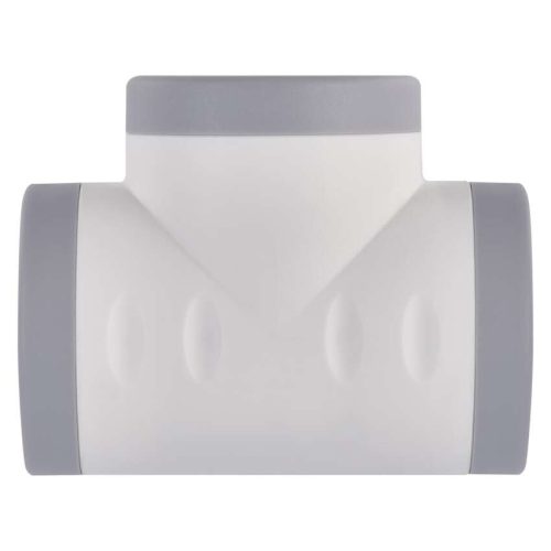 EMOS P0077PD, Aljzat elágazó 2×, 1×USB-A+1×USB-C, fehér-szürke