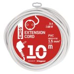 EMOS P0120R, Hosszabbító 10 m / 1 aljzat / fehér / PVC / 1,5 mm2