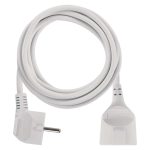 EMOS P0122, Hosszabbító 2 m / 1 aljzat / fehér / PVC / 1 mm2