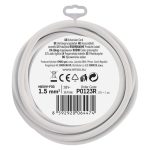 EMOS P0123R, Hosszabbító 3 m / 1 aljzat / fehér / PVC / 1,5 mm2