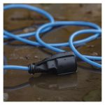 EMOS P01510W, Weatherproof Extension Cord 10 m / 1 socket / black / silicon / 230 V / 1,5 mm2