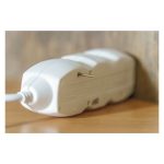 EMOS P0622, Hosszabbító 2 m / 6 aljzat / fehér / PVC / 1 mm2