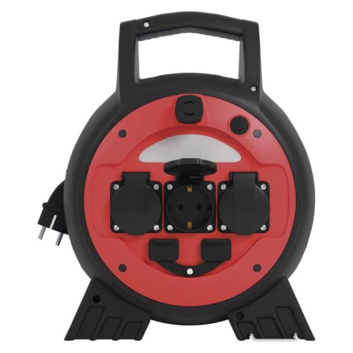 EMOS P08620W, Weatherproof kábeltekercs 20 m / 3 aljzat / kék / szilikon / 230 V / 1,5 mm2