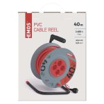 EMOS P09240, Kábeldob 40 m / 4 aljzat / narancssárga / PVC / 230 V / 1,5 mm2