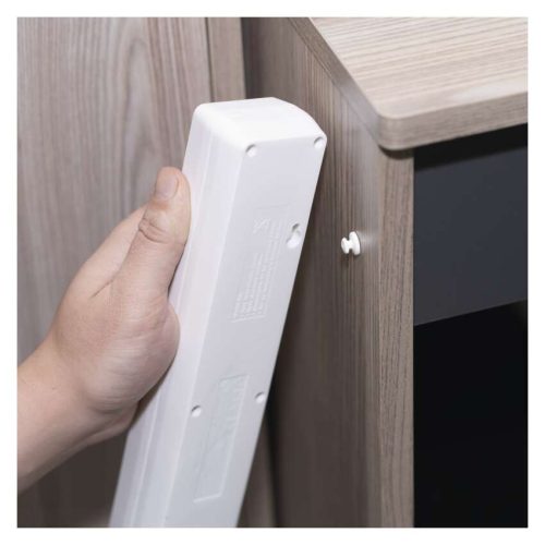 EMOS P1322CU, Hosszabbító 2 m / 3 aljzat / kapcsolós / fehér / 1× USB-A + 1× USB-C  / 1,5 mm2