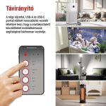 EMOS P1422SM, GoSmart hosszabbító 2 m / 4 aljzat / kapcsolós / USB / fehér-fekete / PVC / 1,5 mm2