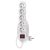 EMOS P1522, Hosszabbító 2 m / 5 aljzat / kapcsolós / fehér / PVC / 1 mm2