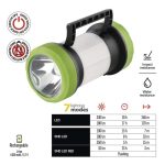 EMOS P2313, LED újratölthető kemping lámpa P2313, 350 lm