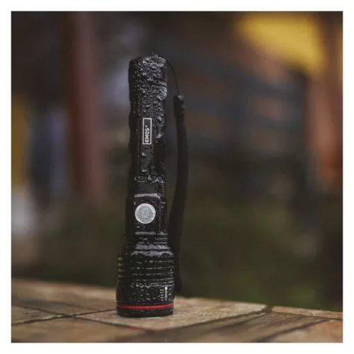 EMOS P3116, LED tölthető fém zseblámpa, 600 lm