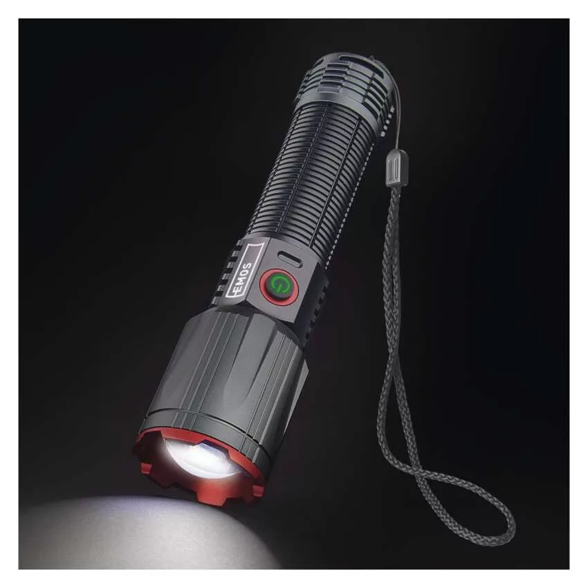 EMOS P3122, EMOS LED tölthető fém zseblámpa 3000 lm, 5000 mAh - Legran