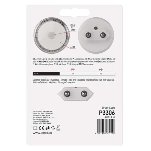 EMOS P3306, LED éjjeli fény fotoszenzorral
