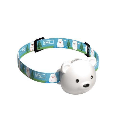 EMOS P3543, EMOS LED Fejlámpa tölthető medve 80 lm, Li-Pol 500 mAh