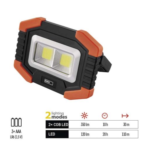 EMOS P4112, COB LED munkalámpa 350lm