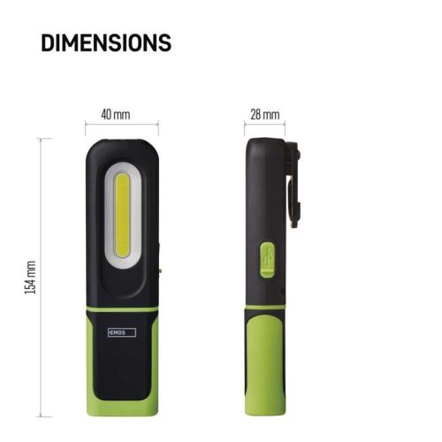 EMOS P4537, AKKUMULÁTOROS LED LÁMPA P4537, 330 lm, 1200mAh