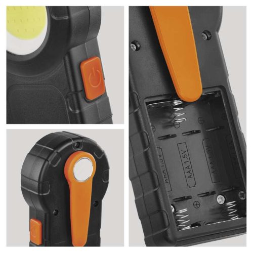 EMOS P4715, COB LED ZSEBLÁMPA, 3× AAA 12 DB