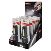   EMOS P4720, LED-es újratölthető műanyag zseblámpa P4720, 120 lm, 10 PCS, display box