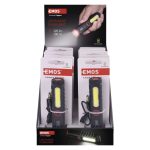 EMOS P4720, LED-es újratölthető műanyag zseblámpa P4720, 120 lm, 10 PCS, display box