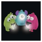 EMOS P4721, LED kulcstartó - hangos szörnyek, 18 db, display box