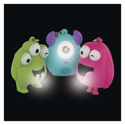 EMOS P4721, LED kulcstartó - hangos szörnyek, 18 db, display box