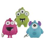 EMOS P4721, LED kulcstartó - hangos szörnyek, 18 db, display box