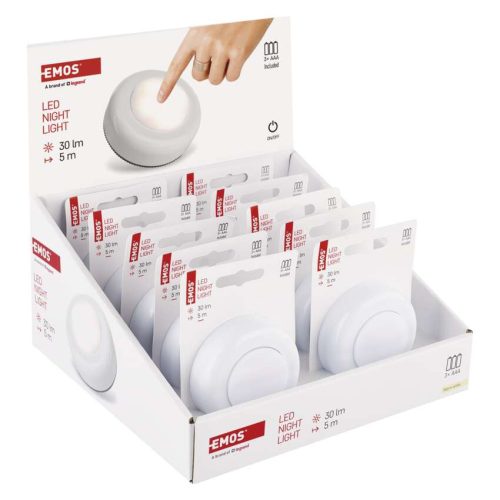 EMOS P4722, EMOS LED éjjeli fény 4LED 3× AAA 10 db, display box