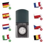 EMOS P5526N, Mechanikus időkapcsoló P5526 IP44 SCHUKO