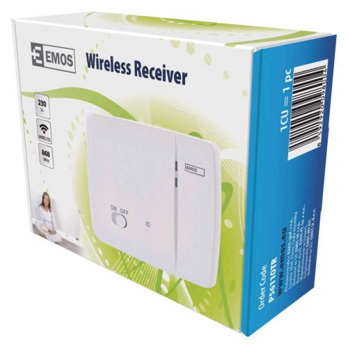 EMOS P5611OTR, Vevőegység P5611OT programozható vezetéknélküli OpenTherm termosztáthoz