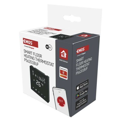 EMOS P56201BUF, GoSmart Programozható vezetékes termosztát padlófűtéshez WiFi-vel P56201BUF