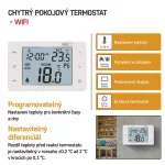 EMOS P56201, GoSmart Programozható vezetékes szobatermosztát WiFi-vel P56201 