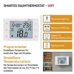 EMOS P56201, GoSmart Programozható vezetékes szobatermosztát WiFi-vel P56201 