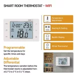 EMOS P56201, GoSmart Programozható vezetékes szobatermosztát WiFi-vel P56201 
