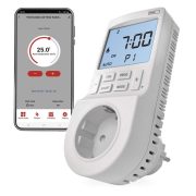   EMOS P56601SH, GoSmart 2 az 1-ben konnektoros, digitális termosztát időzítő funkcióval, schuko, WiFi