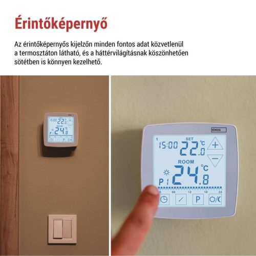EMOS P56A01, Programozható vezetékes OpenTherm szobatermosztát P56A01