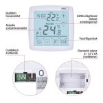 EMOS P56A02, Programozható vezetékes OpenTherm szobatermosztát P56A02